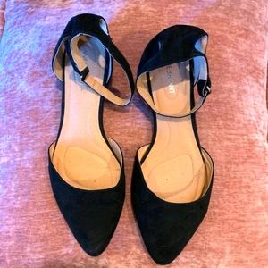 Black Flats w/Ankle Strap 10W (2 for $30)